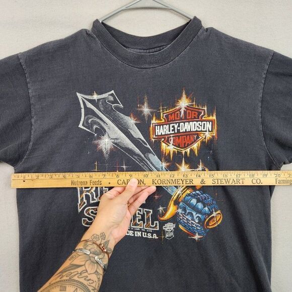 VTG Harley Davidson Real Steel Sword 1980s Halls Springfield IL Large - Picture 5 of 9